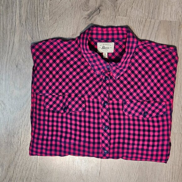 Vintage Preppy G.H. Bass & Co. Plaid Button Down Shirt - Picture 11 of 12